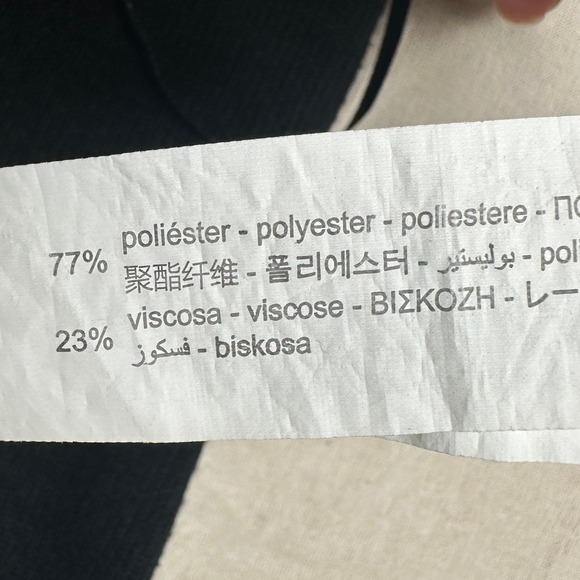 Zara Cold Shoulder Sweater size Small Black - Picture 3 of 6